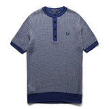 Fred Perry Shirts TWO COLOUR TEXTURE KNIT HENLEY