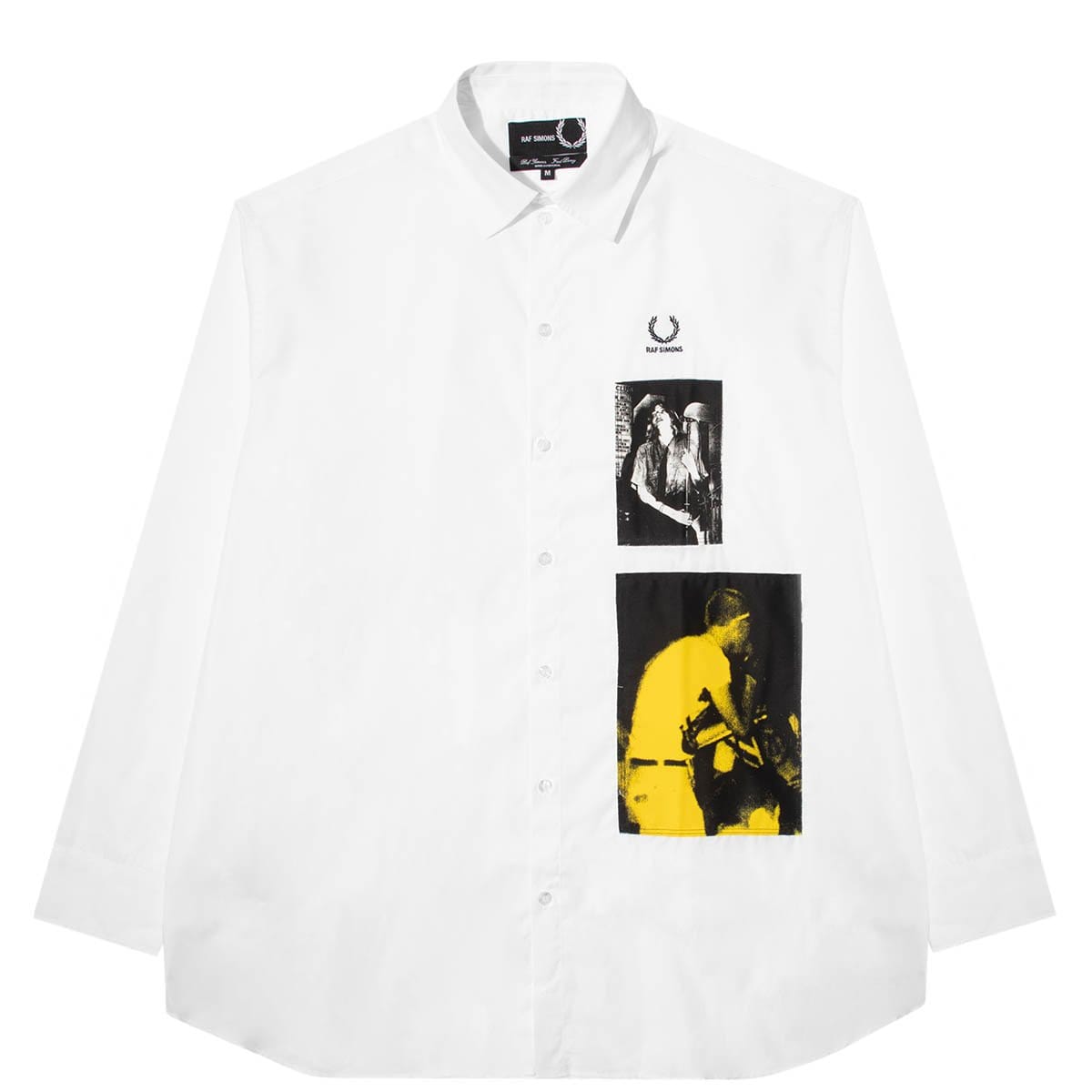 Fred Perry Shirts x Raf Simons PATCHED OVERSIZED SHIRT