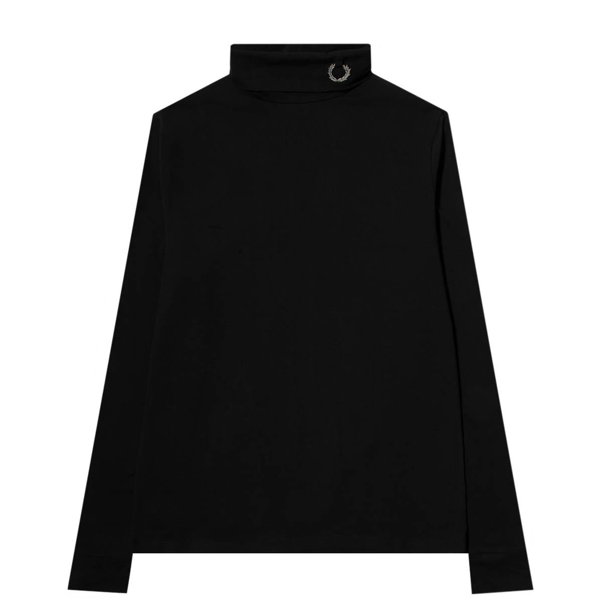 Fred Perry T-Shirts x Raf Simons WREATH ROLL NECK