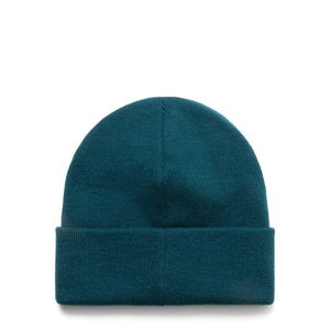 RUNNING LOGO CUFF BEANIE TEAL | Bodega