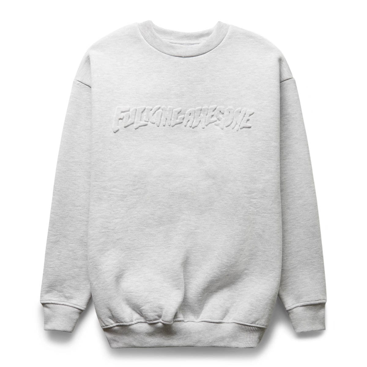 FUCKING AWESOME Hoodies & Sweatshirts STAMP EMBOSSED CREWNECK