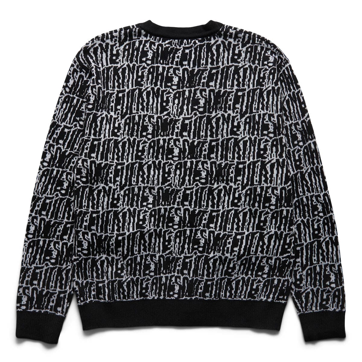 Fucking Awesome Knitwear STRETCHED STAMP CARDIGAN