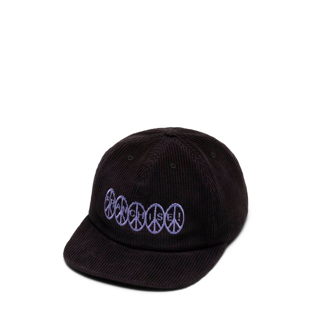 Franchise Headwear BLACK / O/S PEACE! CORDUROY SIX PANEL HAT