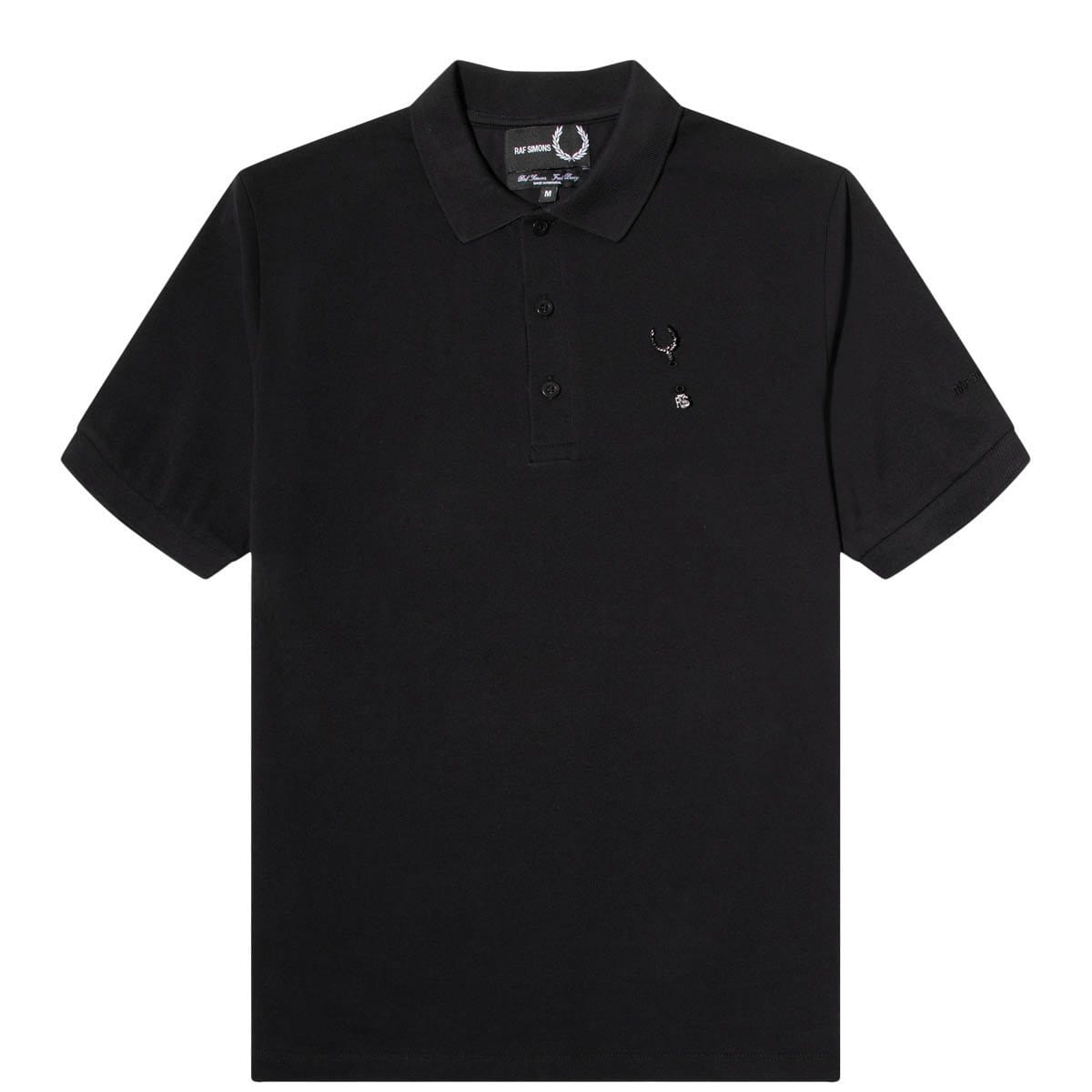 Fred Perry Shirts x Raf Simons LAUREL PIN DETAIL POLO SHIRT