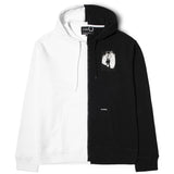 Fred Perry Hoodies & Sweatshirts x Raf Simons PATCHED ZIP THROUGH SPLIT HOODY