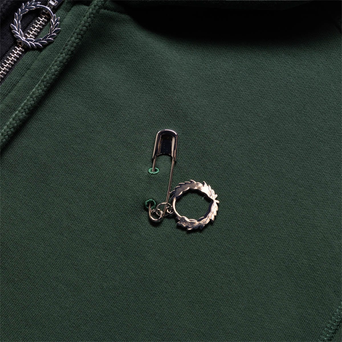 Fred Perry Hoodies & Sweatshirts X RAF DESTROYED ZIP THROUGH HOODY