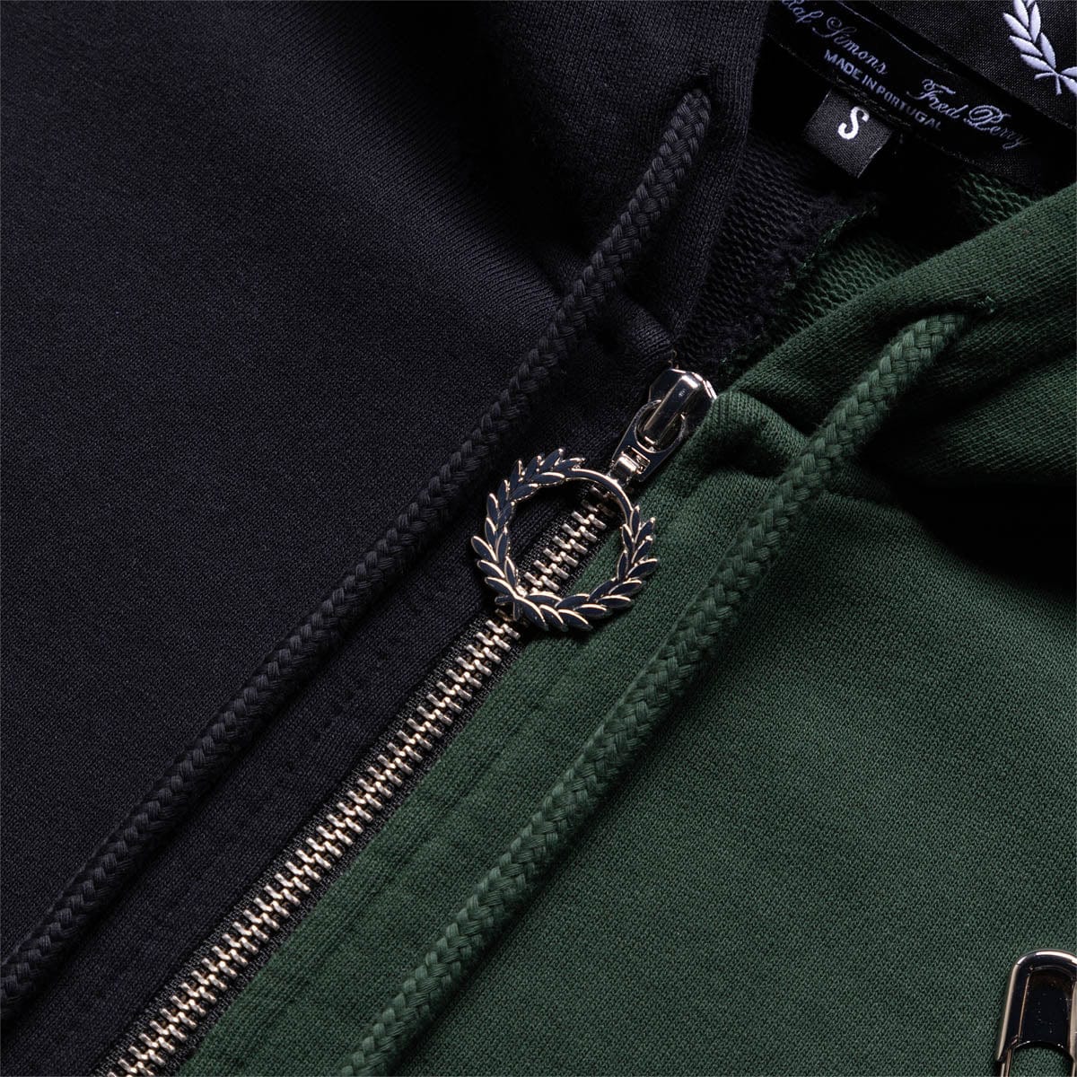 Fred Perry Hoodies & Sweatshirts X RAF DESTROYED ZIP THROUGH HOODY