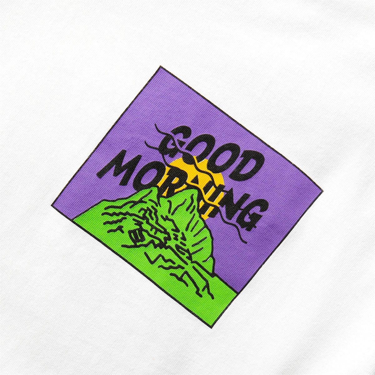 Good Morning Tapes T-Shirts GOOD MORNING MOUNTAIN LS TEE