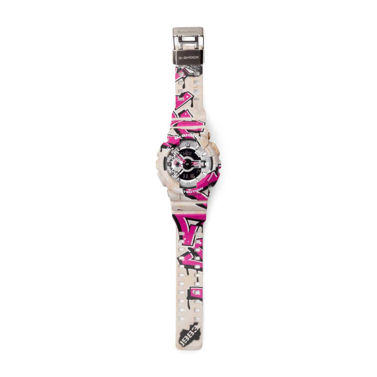 G-Shock Womens WHITE/PINK / O/S GA110SS-1A