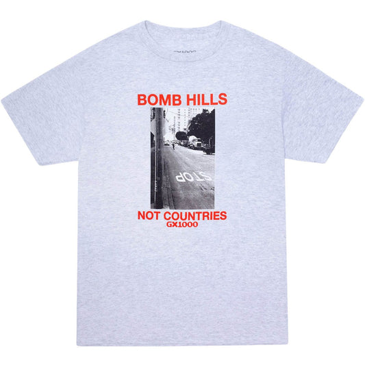 GX1000 T-Shirts BOMB HILLS NOT COUNTRIES TEE