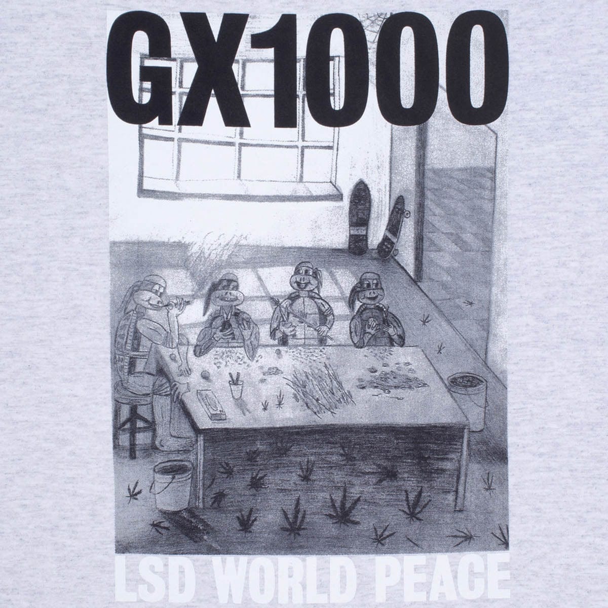 GX1000 TRIM LYFE TEE ASH L | shop.spackdubai.com
