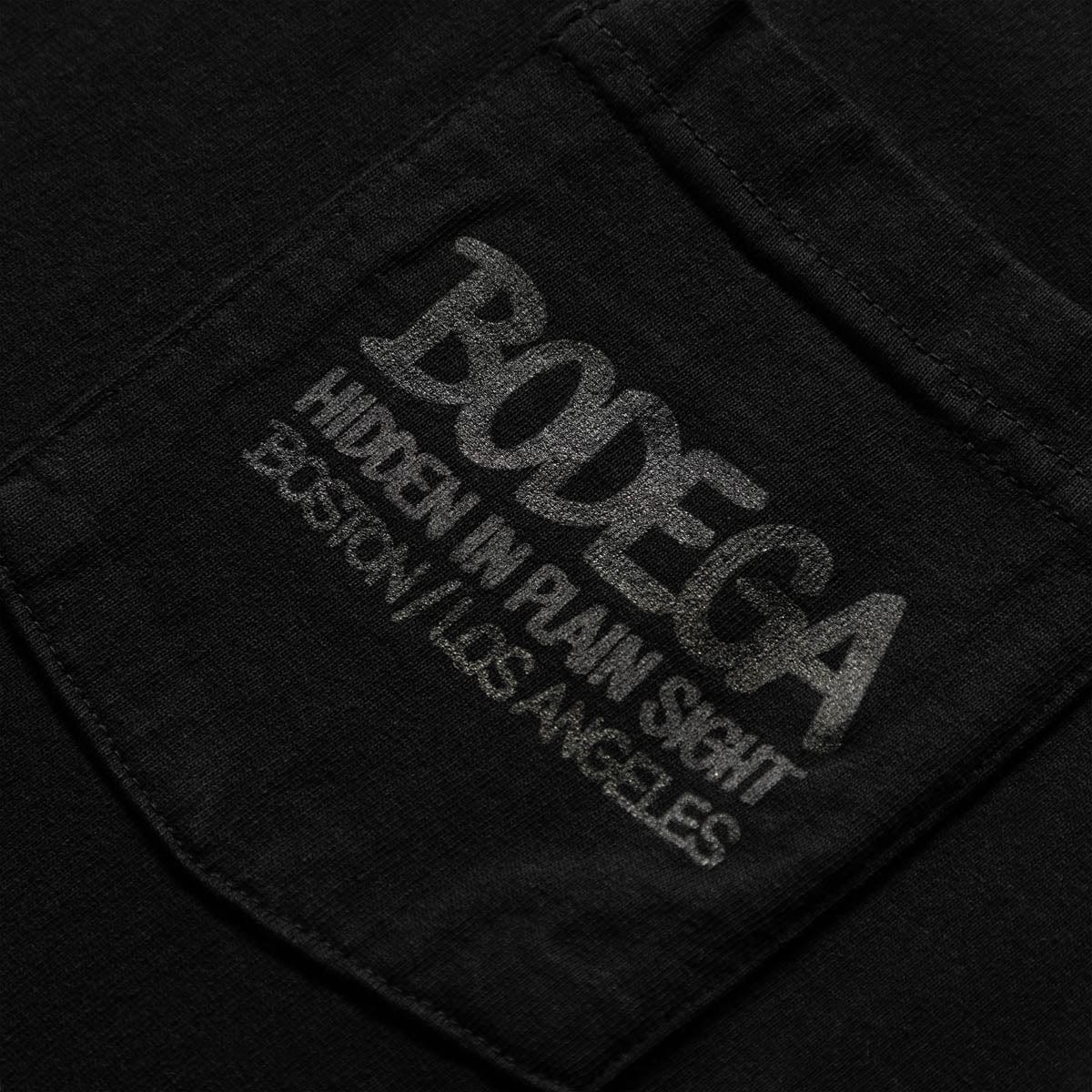 HAZE FOR BODEGA SOUVENIR POCKET TEE BLACK | Bodega