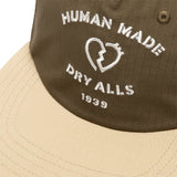 Human Made Headwear OLIVE DRAB / O/S 5 PANEL RIP-STOP CAP