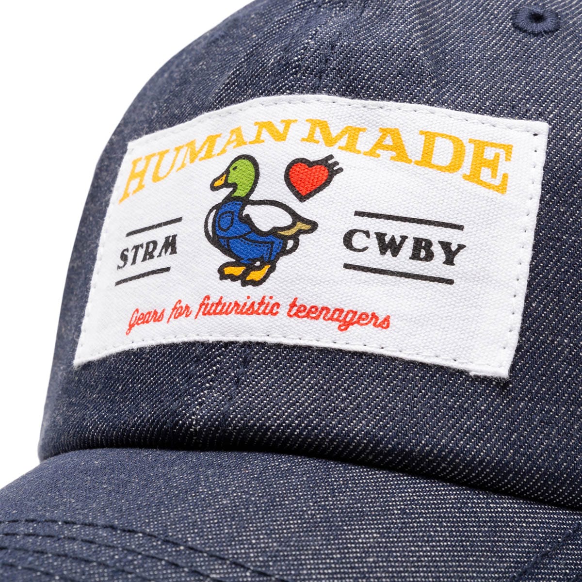 Human Made 6 Panel Denim Cap Indigo