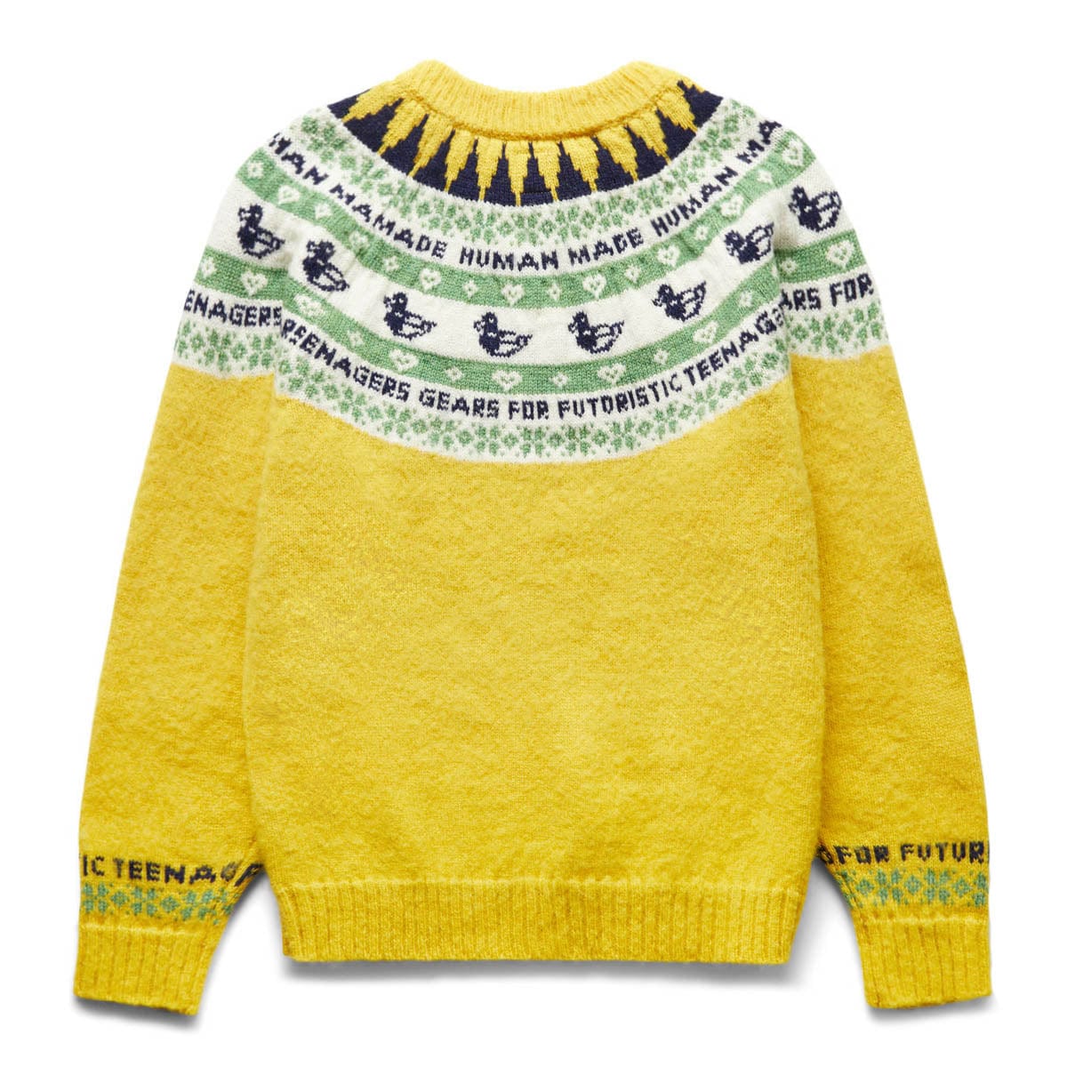 DUCK JACQUARD KNIT YELLOW | Bodega