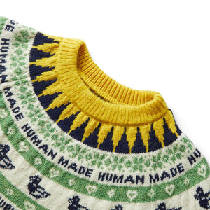 国産】 HUMAN MADE - HUMAN MADE DUCK JACQUARD KNIT SWEATERの通販 by