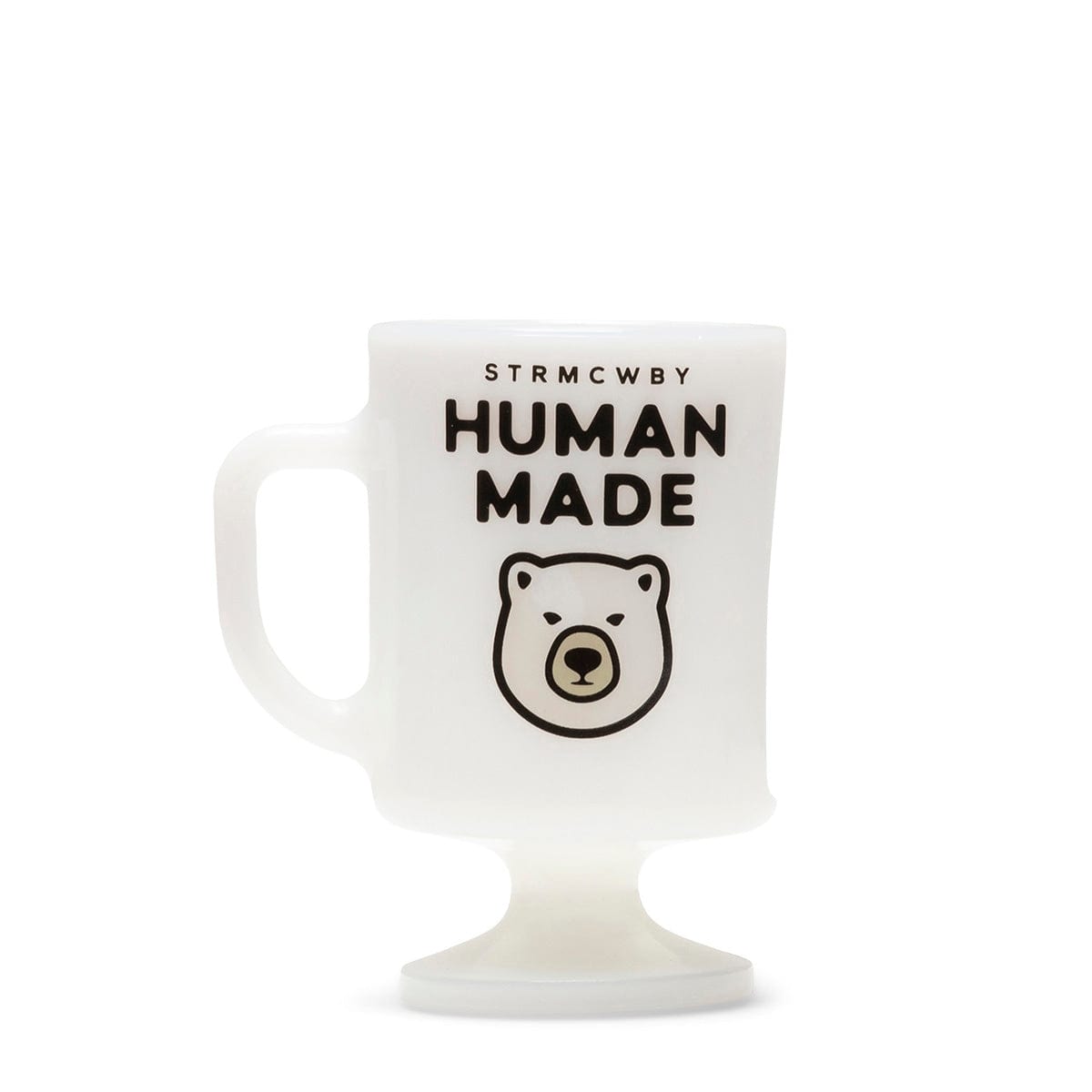 Human Made Home WHITE / O/S MILK GLASS PEDESTAL MUG
