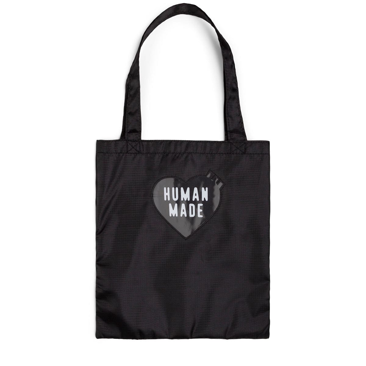 Human Made Bags BLACK / O/S NYLON RIP-STOP HEART TOTE BAG