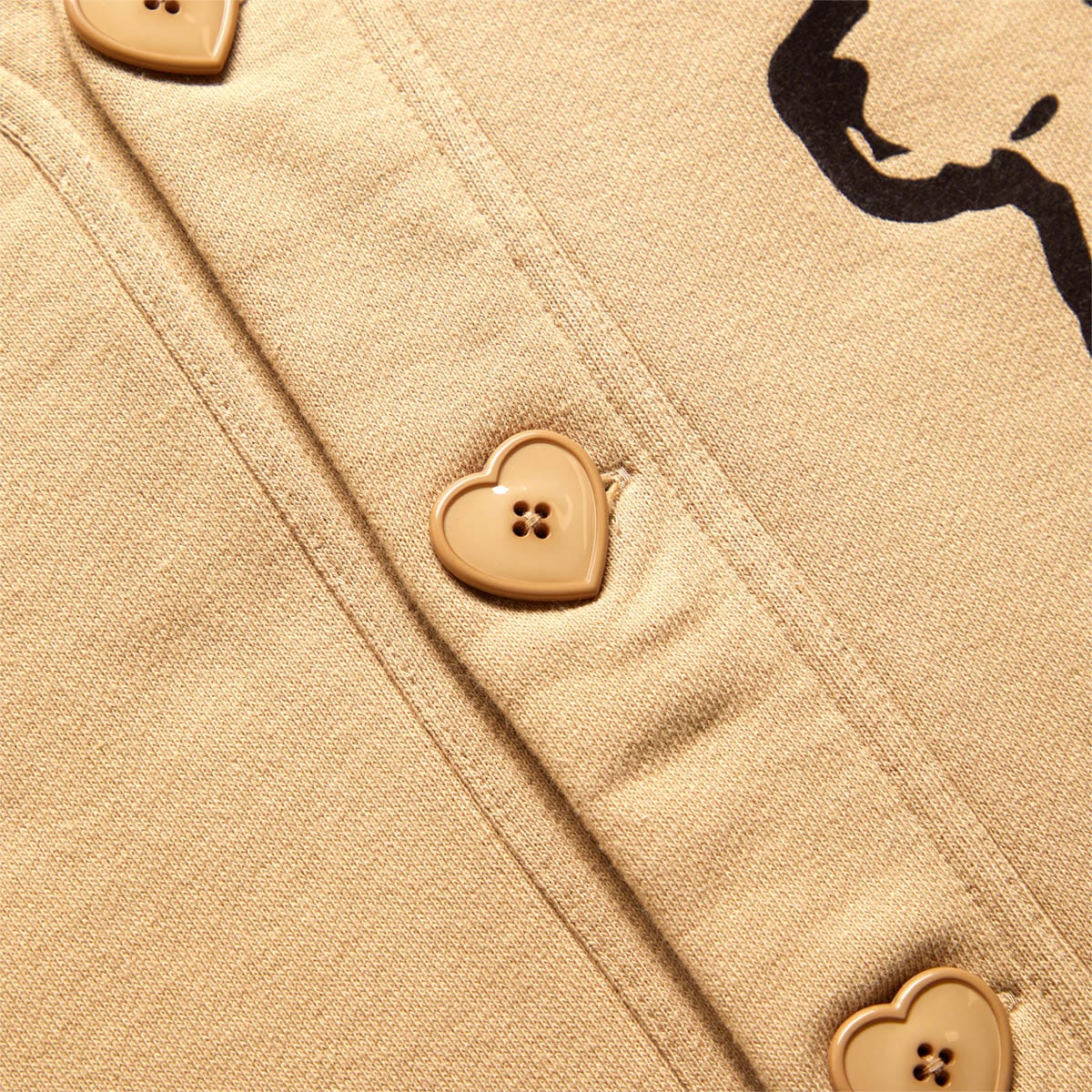 SWEATSHIRT CARDIGAN Beige | Bodega