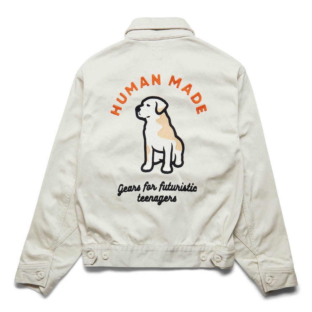 Human Made Natural Denim Work Jacket White, 44% OFF