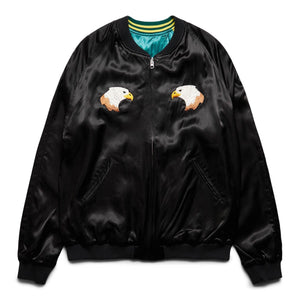 YOKOSUKA JACKET Black | Kenzo Tiger-motif zipped track jacket