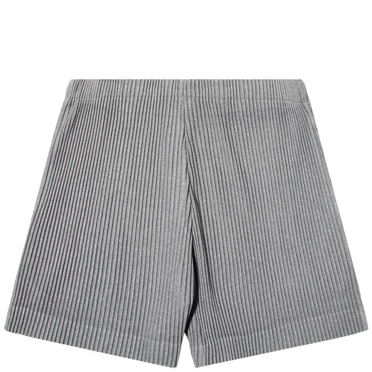 Homme Plissé Issey Miyake Bottoms GRAY / O/S HEATHER PLEATS SHORTS