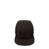 Homme Plissé Issey Miyake Headwear 44-BROWN / O/S PLEATS CAP