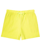 Homme Plissé Issey Miyake Bottoms YELLOW / O/S SHORTS 50