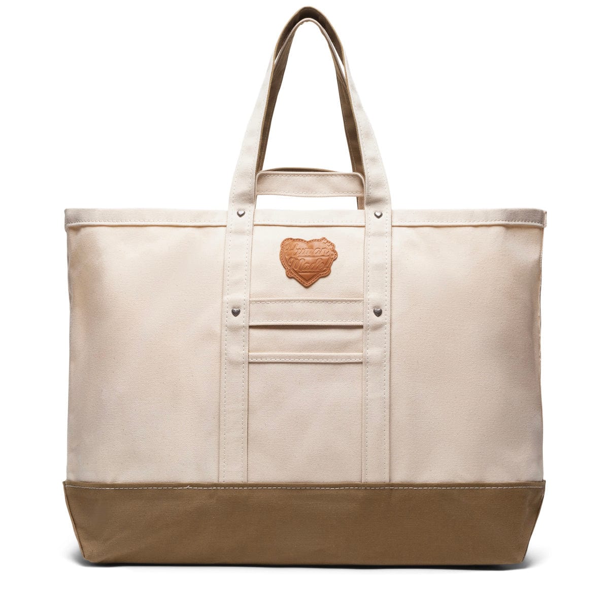 Human Made Bags BEIGE / O/S HEAVY CANVAS LARGE TOTE BAG