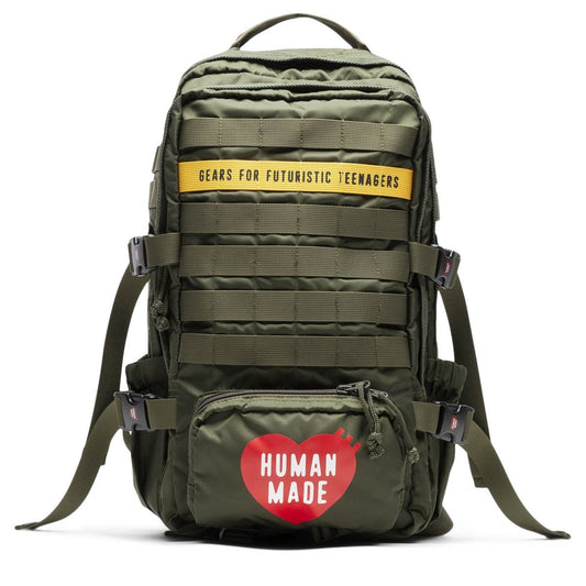 Human Made Bags OLIVE DRAB / O/S MILITARY BACK PACK