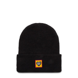 WAFFLE BEANIE BLACK | Bodega