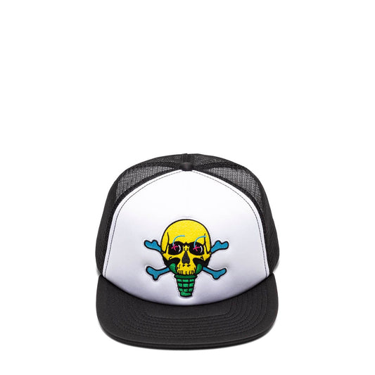 ICECREAM Headwear BLACK / O/S SKULLY TRUCKER HAT