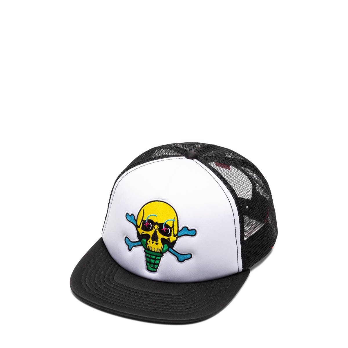 ICECREAM Headwear BLACK / O/S SKULLY TRUCKER HAT