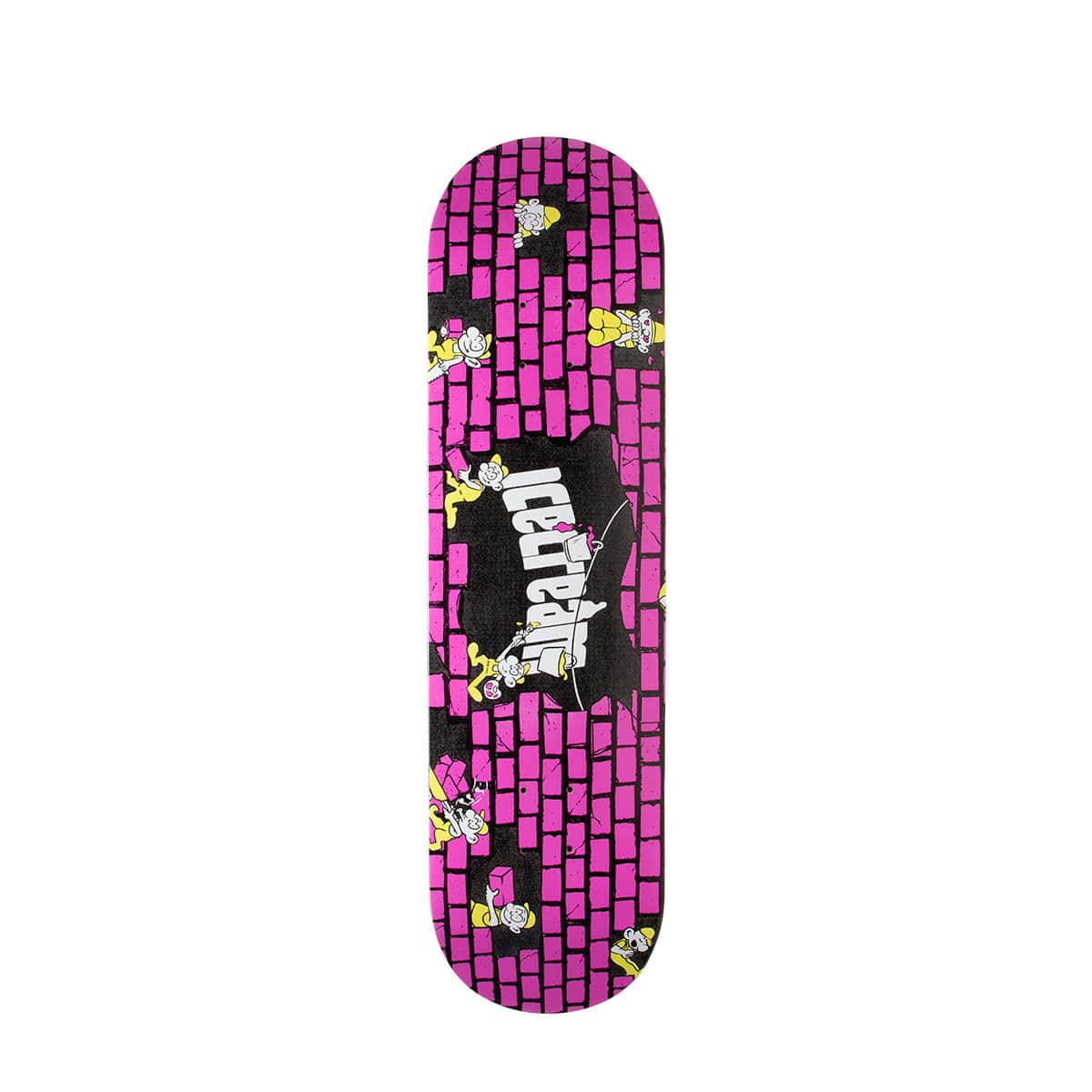 ICECREAM Odds & Ends BLACK / O/S THE WALL SKATEBOARD