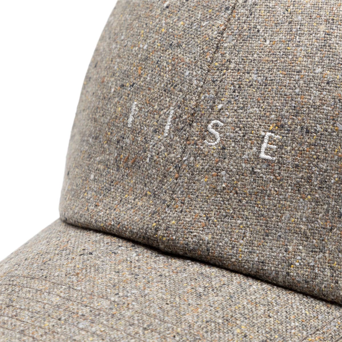 IISE headwear BEIGE / O/S RAW SILK 6 PANEL CAP