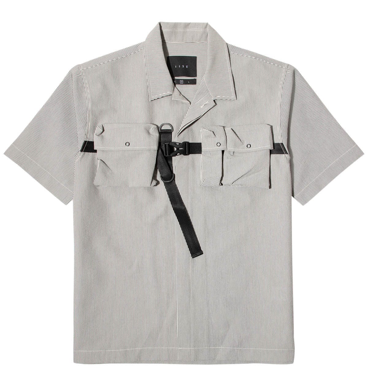 IISE Shirts STRIPED SEERSUCKER / M UTILITY SHIRT