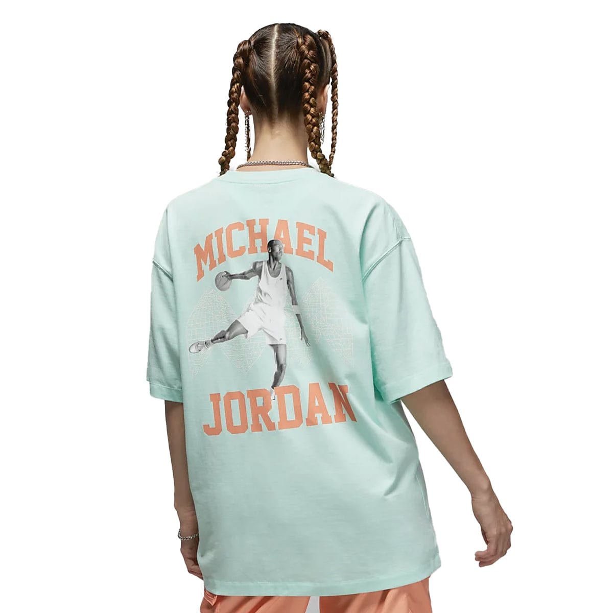 Air Jordan Womens (HER)ITAGE OVERSIZED GRAPHIC TEE
