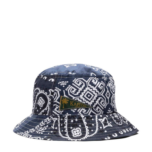 Kapital Headwear PURPLE/NAVY / O/S BANDANA PATCHWORK BUCKET HAT