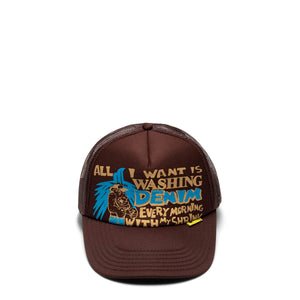 Kapital Headwear BROWN / O/S LAUNDRY-SHRINK TRUCK CAP
