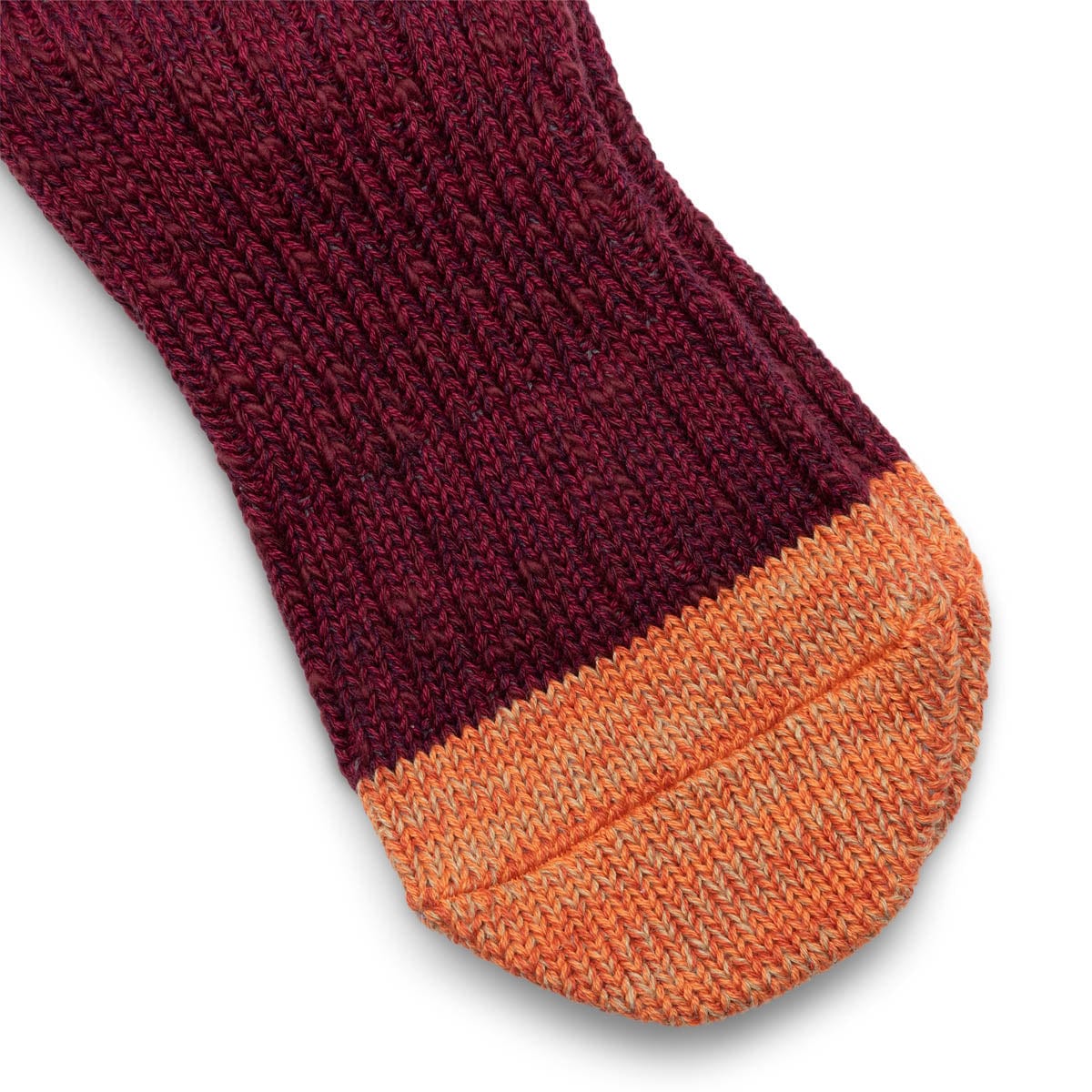 Kapital Socks BURGUNDY / O/S 60 YARNS GRANDRELLE IVY RAINBOW HAPPY HEEL-HOLD SOCKS