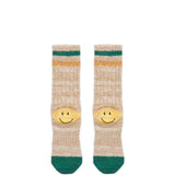 Kapital Socks BEIGE / O/S 60YARNS GRANDRELLE IVY SMILIE HEEL-HOLD SOCKS