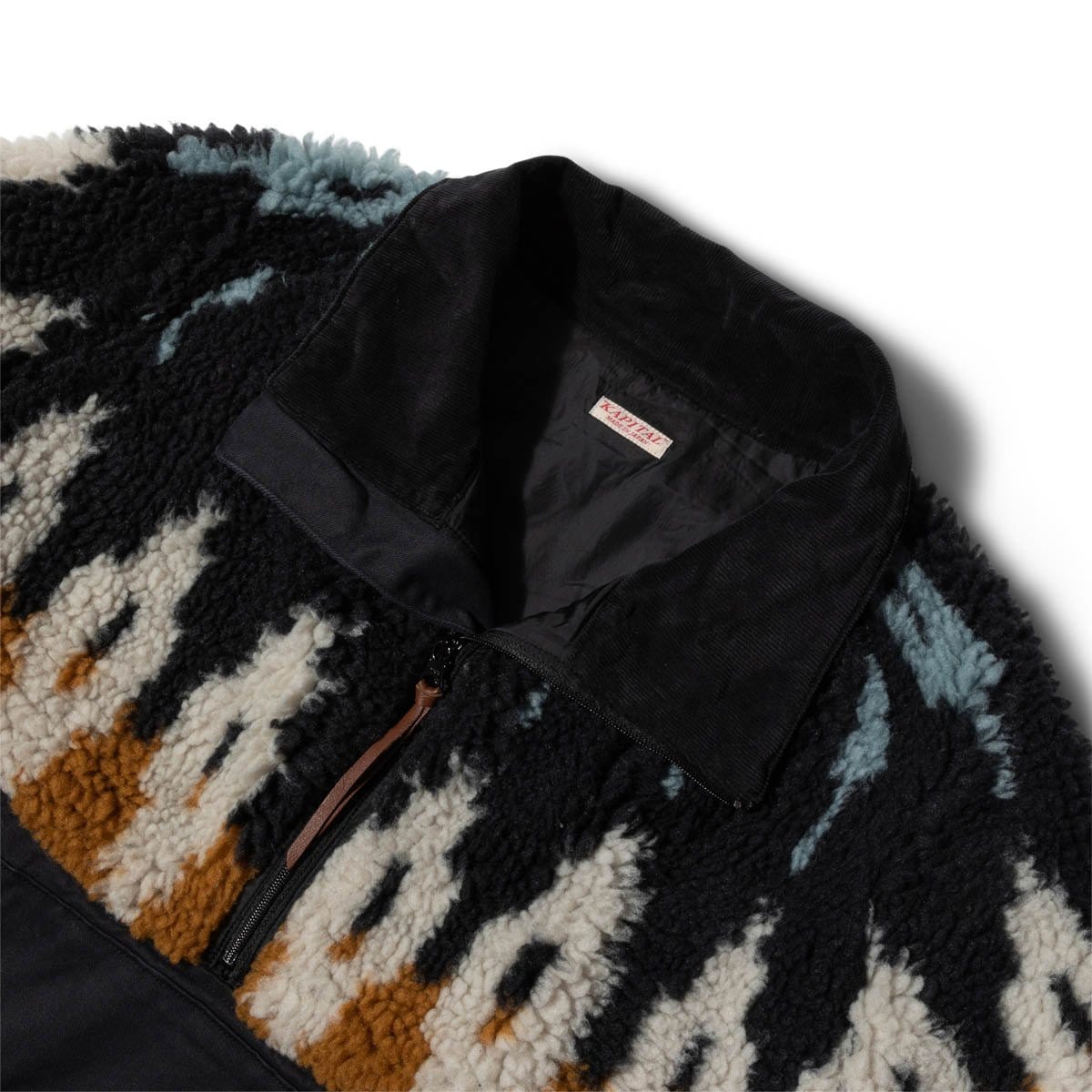 CHINO X BOA FLEECE NORDIC ANORAK Black – Bodega