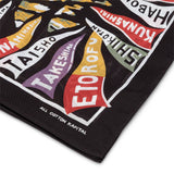 Kapital Scarves & Gloves BLACK / O/S COLOR BANDANA (FLAG & TERRITORY)