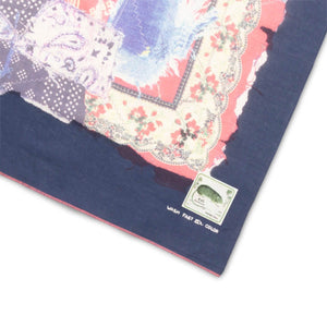 Kapital Scarves & Gloves NAVY / O/S FASTCOLOR SELVEDGE BANDANA (PATCHWORK)