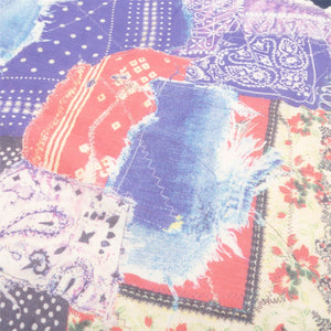 Kapital Scarves & Gloves NAVY / O/S FASTCOLOR SELVEDGE BANDANA (PATCHWORK)