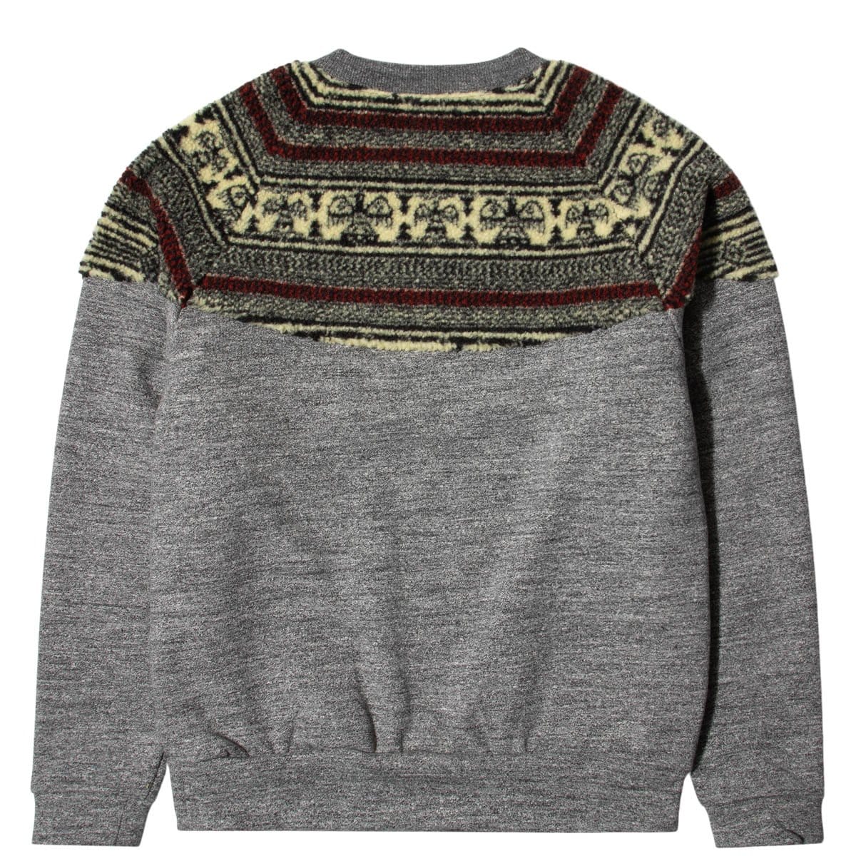 Kapital Hoodies TOP FLEECE X BIRDS-EYE FLEECE NORDIC SWEAT