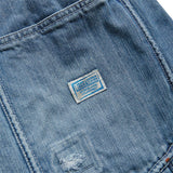 Liberaiders Bottoms REPAIRED DENIM SARROUEL PANTS