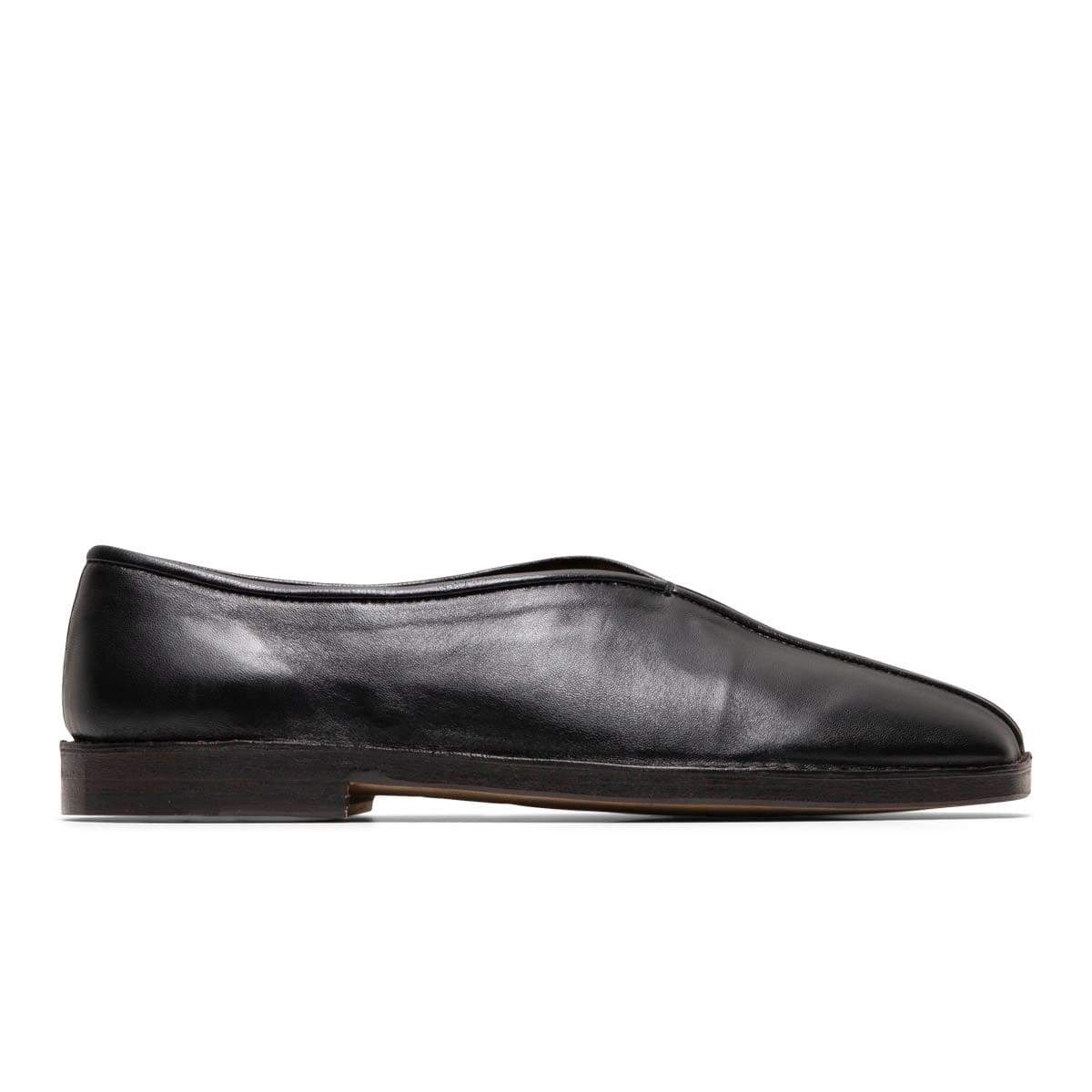 FLAT PIPED SLIPPERS BLACK | GmarShops