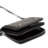 Lemaire Wallets & Cases BLACK / O/S RANSEL SQUARE ZIP WALLET