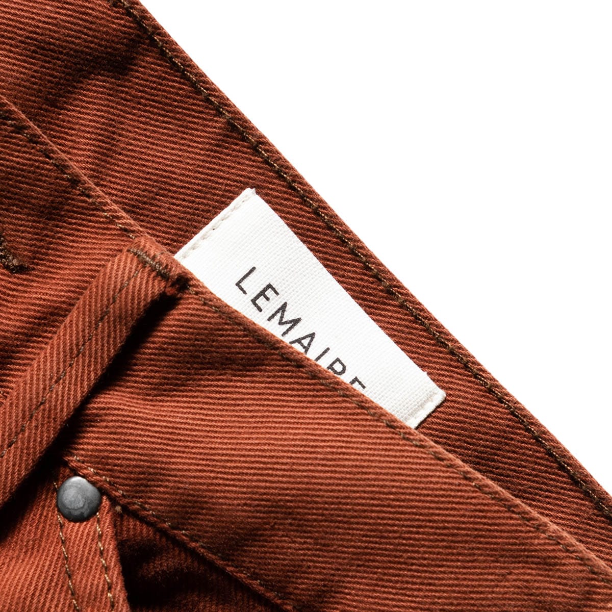 SEAMLESS JEANS BRICK BROWN | Bodega